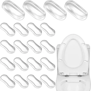 20 Stück WC Sitz Stoßstangen,WC-Sitz-Puffer Universal-Ersatzstoßfänger,Klobrille - Bild 1 von 7