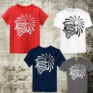 Sunshine Mixed with a Little Hurricane T-Shirt Youth Size: Xtra Small - Picture 1 of 1