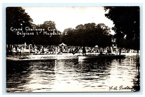 Grand Challenge Cup Henley Regatta Inglaterra RPPC Belgians Magolalen Postal D2 - Imagen 1 de 2