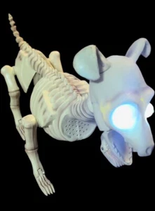 Gemmy Boney Barney Animated Motion Sensor Talking Skeleton Dog Halloween *VIDEO* - Picture 1 of 22