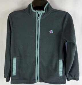 champion boys gray full zip hoodie athletic jacket size Small (8) - Picture 1 of 5