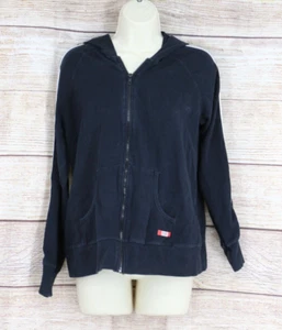 Motherhood Maternity Size Small Full Zip Jacket with Hood Black - Picture 1 of 6