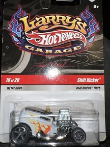 Hot Wheels Larry's Garage - Shift Kicker w/Real Riders -1:64 Diecast Car SEALED - Picture 1 of 3
