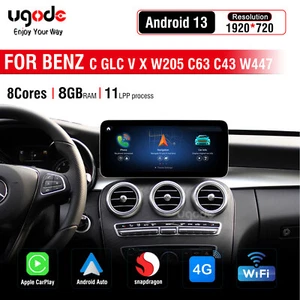 Pantalla 10,25 pulgadas CarPlay Android13 Mercedes Benz C/GLC/V W205/C205/X253 - Imagen 1 de 17