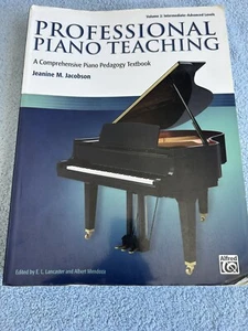 Professioneller Klavierunterricht, Band 2: Ein umfassendes Klavierpädagogik-Lehrbuch - Bild 1 von 3