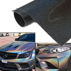 Chameleon Glossy Gray Car Body Film Rainbow Effect Color Change Car Vinyl Wrap - Picture 1 of 12