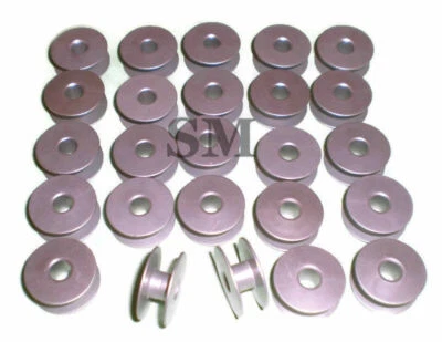 25 pcs. Aluminum Industrial Sewing Machine Bobbins Consew 230 - Image 1 of 3