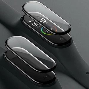 2Pcs Screen Protector Full Cover Watch Protective Film for Xiaomi-Mi Band 4/5/6 - Picture 1 of 12