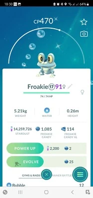 Pokémon Shiny Froakie GO - Image 1 of 2