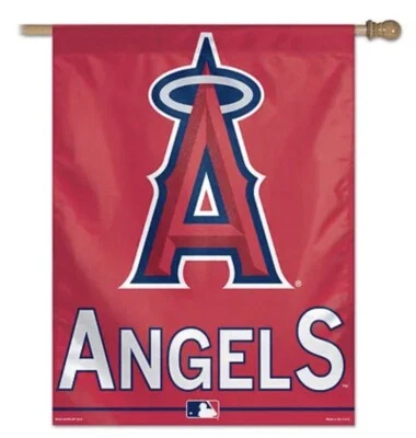 Los Angeles Angels of Anaheim Banner Flag 27 x 37 Wincraft Indoor Outdoor Use - Image 1 of 4