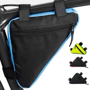 Bike Frame Bag Small Triangle Bike Pouch Bicycle Storage Bag for Outdoor Cycling - Picture 1 of 20