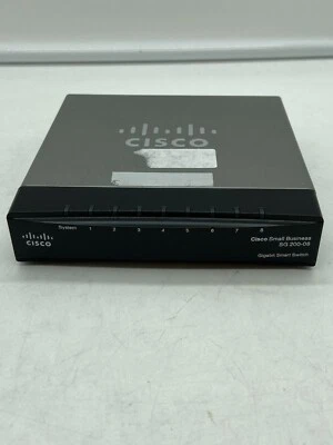 Cisco Small Business 8 Port Gigabit Smart Switch SG200-08 (See Desc) Free S/H - Image 1 of 4