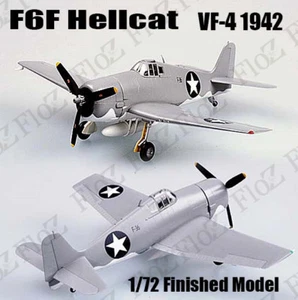 WWII Grumman F6F Hellcat VF-4 1942 1/72 plane finished Easy model - Picture 1 of 8