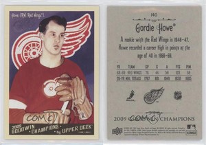 2009 Upper Deck Goodwin Champions Gordie Howe (Base) #140.1 HOF