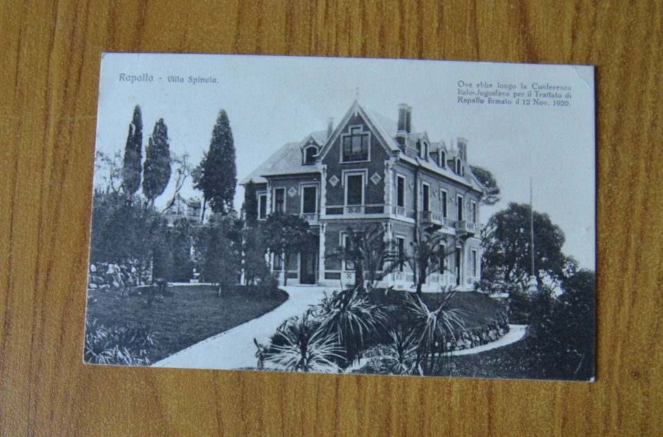 Carte Postale Gênes Rapallo Villa Spinola - Neuve 1922 Subalpina Yy - Photo 1/1