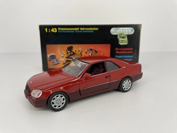 Schabak Mercedes Benz 600 SEC C140 Rojo 1:43 1270R Foto 1 de 1