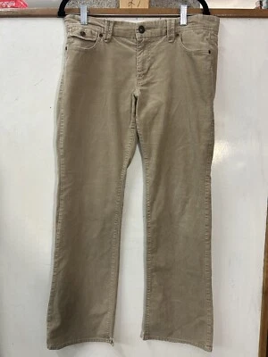 Pantalones para mujer OLD NAVY talla 10 (33x30,5) regular tiro medio elástico pana tostado Foto 1 de 4