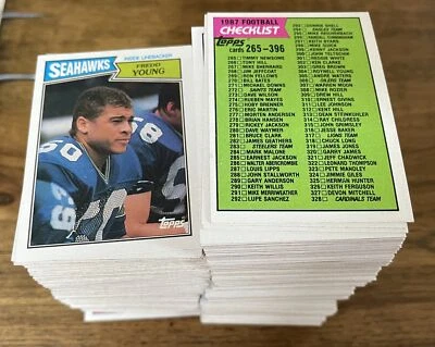 1987 Topps Football Cards 201-396 (NM) - You Pick - Complete Your Set - Image 1 of 2