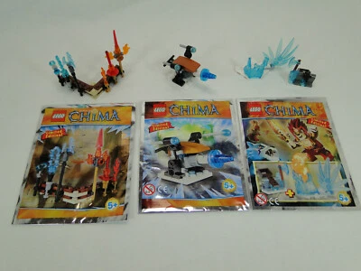 Lego Legends of Chima 3 x Set aus Lego Magazin mit OVP Polybag - Bild 1 von 4