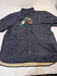 Freedom Foundry Button Up Fleece Jacket Blue Long Sleeve Men's XL NWT - Picture 1 of 12
