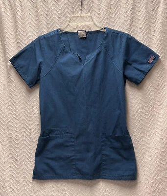 Blusa Médica Cheeokee Workwear Azul Caribeño Talla XS Estilo 4824 Foto 1 de 4