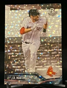 2021 Bowman Platinum Ice Foil #43 J.D. Martinez Boston Red Sox - Picture 1 of 2