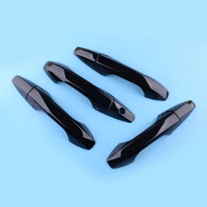 Gloss Black Door Handle Cover Trim Fit For Acura MDX 2007-2013 RDX SUV 07-12 New - Picture 1 of 4