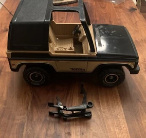 Vintage 1970’s Mighty Tonka MR-970 Pressed Metal Ford Bronco Blazer Jeep 17" - Picture 1 of 13
