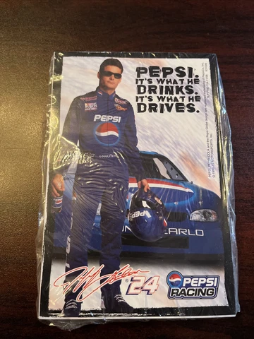 Jeff Gordon And Ray Everham First Pepsi Hero Postcards Set 1999 Sealed Cover