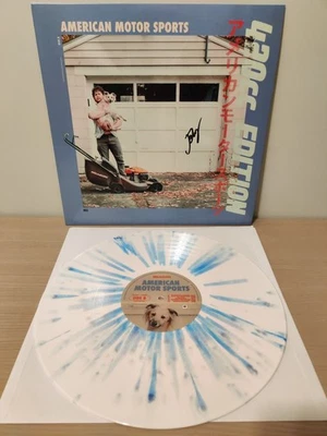 BILMURI подписанный American Motor Sports DELUXE 420 CC издание синий брызги винил - Изображение 1 из 4