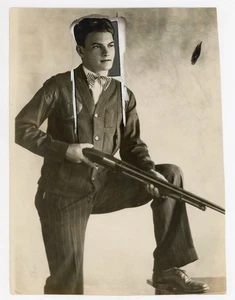 Julius Petty Trap Shooting Paul J. Firmann Pressefoto USA Geschichte 1929 - Bild 1 von 2