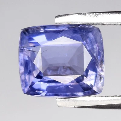 💎 Cojín de 1,14 quilates 7x6 mm Iolita violeta azulada natural - Piedras preciosas de Tanzania Foto 1 de 4