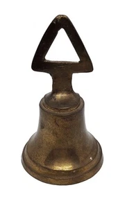 Criterion Marked Made In India Vintage Brass 3 5/8” Tall Bell - Picture 1 of 5