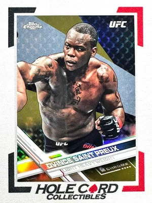 OVINCE SAINT PREUX 2017 Topps Chrome UFC #52 Gold Refractor 46/50 - Image 1 of 3