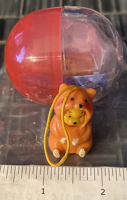 TOMY DISNEY WINNIE THE POOH PEEK-A-POOH SERIES 2 ANIMAL FIGURE DANGLER Raccoon - Image 1 of 4