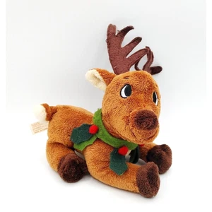 Vintage Dan Dee Collectors Choice Reindeer Plush Holiday Christmas Santa 6" - Bild 1 von 4
