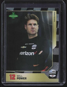 2025 Parkside NTT IndyCar Collection - Will Power Flag Sparkle Foil # 4 - Bild 1 von 2
