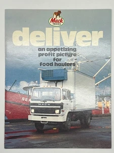 1981 MACK Deliver An Appetizing Profit Picture for Food Haulers TRUCK BROCHURE - Picture 1 of 8