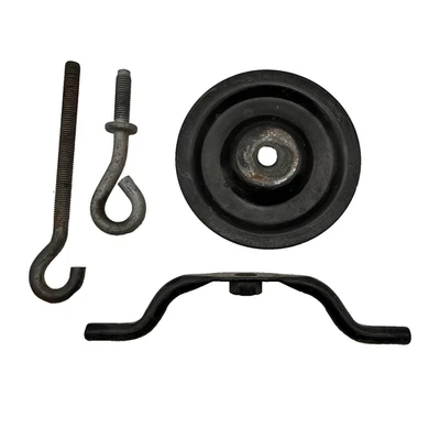 2000 - 2005 Ford Excursion Spare Tire Hold Down Hardware Wing Nut & Bracket OEM - Image 1 of 4