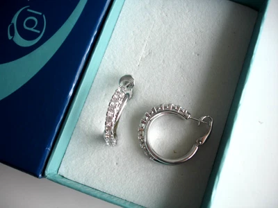 Pierre Lang Ohrringe Smile RH Zirkonia NEUWERTIG OVP , nicht getragen - Bild 1 von 4