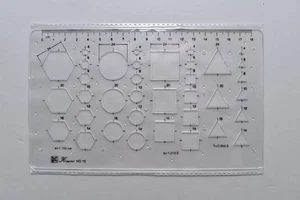 Kewen Template No. 10 – General Purpose – Circle, Square, Hexagon, Triangle - Picture 1 of 11