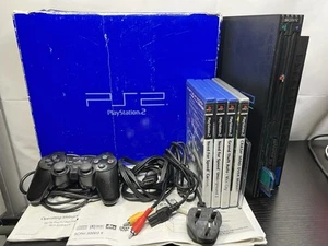 PlayStation 2 PS2 Console Bundle Fat SCPH-3003R + Controller & 5 Good Games! - Picture 1 of 15