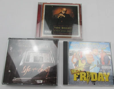 Lot of 3 Hip-Hop & Rap CDs | Too Short, The Notorious B.I.G. Life After Death Foto 1 de 3