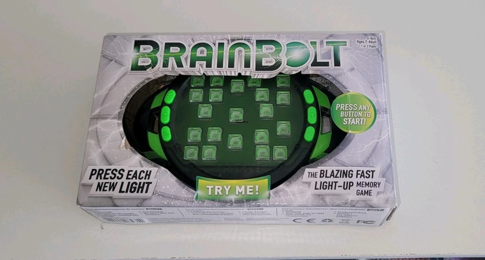 Jogo eletrônico Brain Bolt Brainbolt - Jogo educativo de memória caixa aberta - Imagem 1 de 2