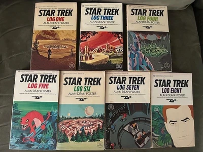 STAR TREK (Log 1,3,4,5,6,7, 8) Alan Dean Foster-1ST PRINT Ballantine Books - Image 1 of 4