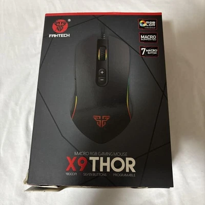 FANTECH X9 RGB Basic Gaming Mouse Black Unused - Image 1 of 4