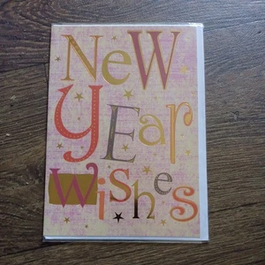 NEW YEAR WISHES CARD - Picture 1 of 3