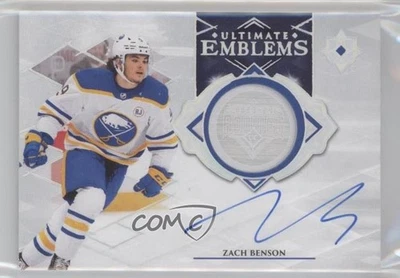 2023 Upper Deck Ultimate Collection Emblems Rookies Zach Benson Rookie Auto RC - Image 1 of 2
