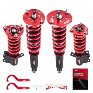 24 Way Damper Coilover Suspension Shock Struts For Nissan 240SX S14 1995-1998 - Picture 1 of 9