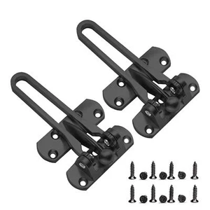 Home Security Door Lock Swing Bar Door Guard for Kids Hotel Door Latch Thicke... - Picture 1 of 8